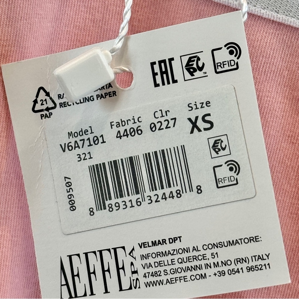 NWT Moschino Pink Mini Slip Dress Logo Appliqués Underwear Brand New - Picture 15 of 16